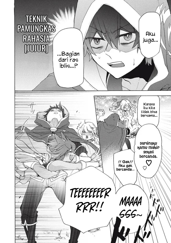 "Kukuku....... Yatsu wa Shitennou no Naka demo Saijaku" to Kaiko sareta Ore, Naze ka Yuusha to Seijo no Shishou ni Naru Chapter 15.2 - halaman 22
