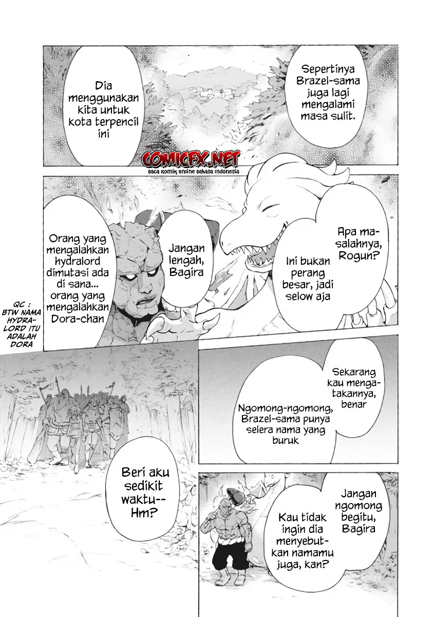 "Kukuku....... Yatsu wa Shitennou no Naka demo Saijaku" to Kaiko sareta Ore, Naze ka Yuusha to Seijo no Shishou ni Naru Chapter 8.2 - halaman 11