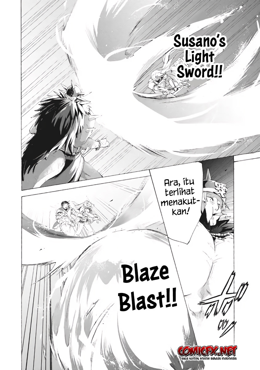 "Kukuku....... Yatsu wa Shitennou no Naka demo Saijaku" to Kaiko sareta Ore, Naze ka Yuusha to Seijo no Shishou ni Naru Chapter 8.3 - halaman 10