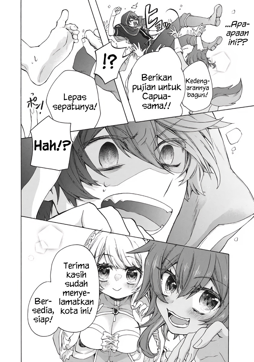 "Kukuku....... Yatsu wa Shitennou no Naka demo Saijaku" to Kaiko sareta Ore, Naze ka Yuusha to Seijo no Shishou ni Naru Chapter 9.2 - halaman 16