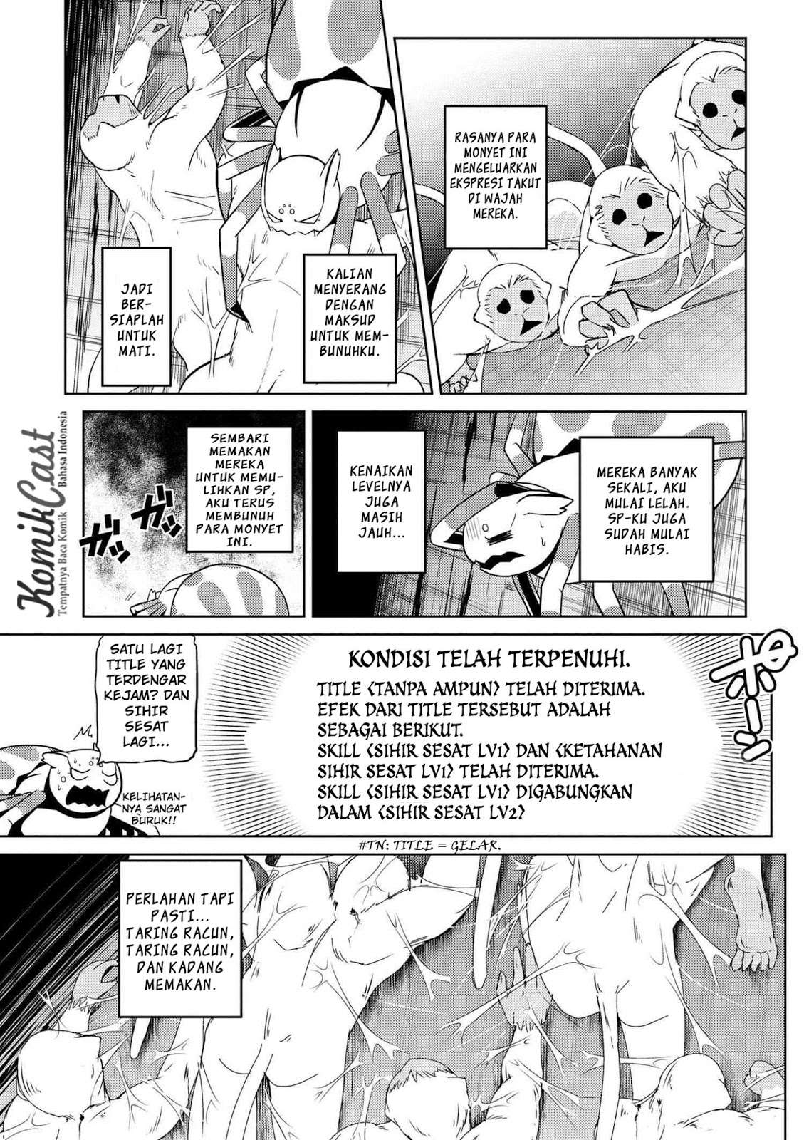 Kumo desu ga, Nani ka? Chapter 14.4 - halaman 6