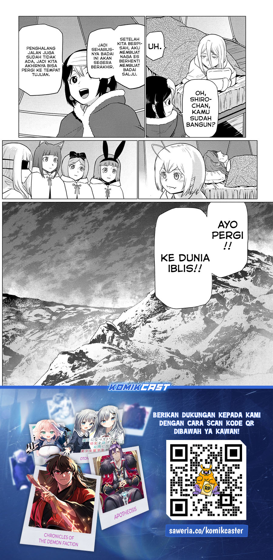 Kumo desu ga, Nani ka? Chapter 70.1 - halaman 16