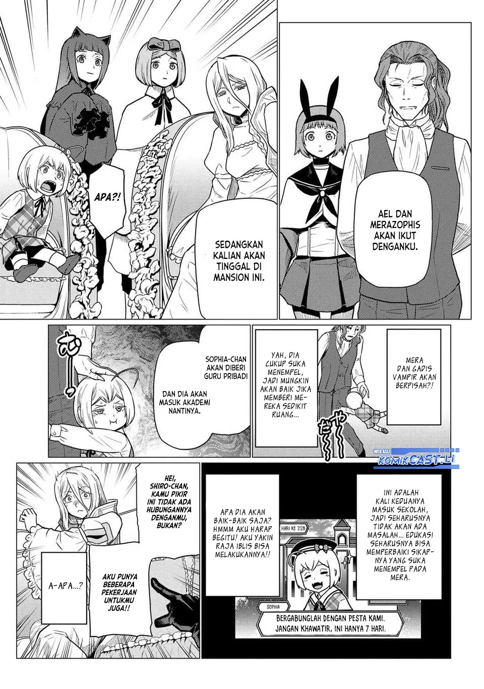 Kumo desu ga, Nani ka? Chapter 71.1 - halaman 5