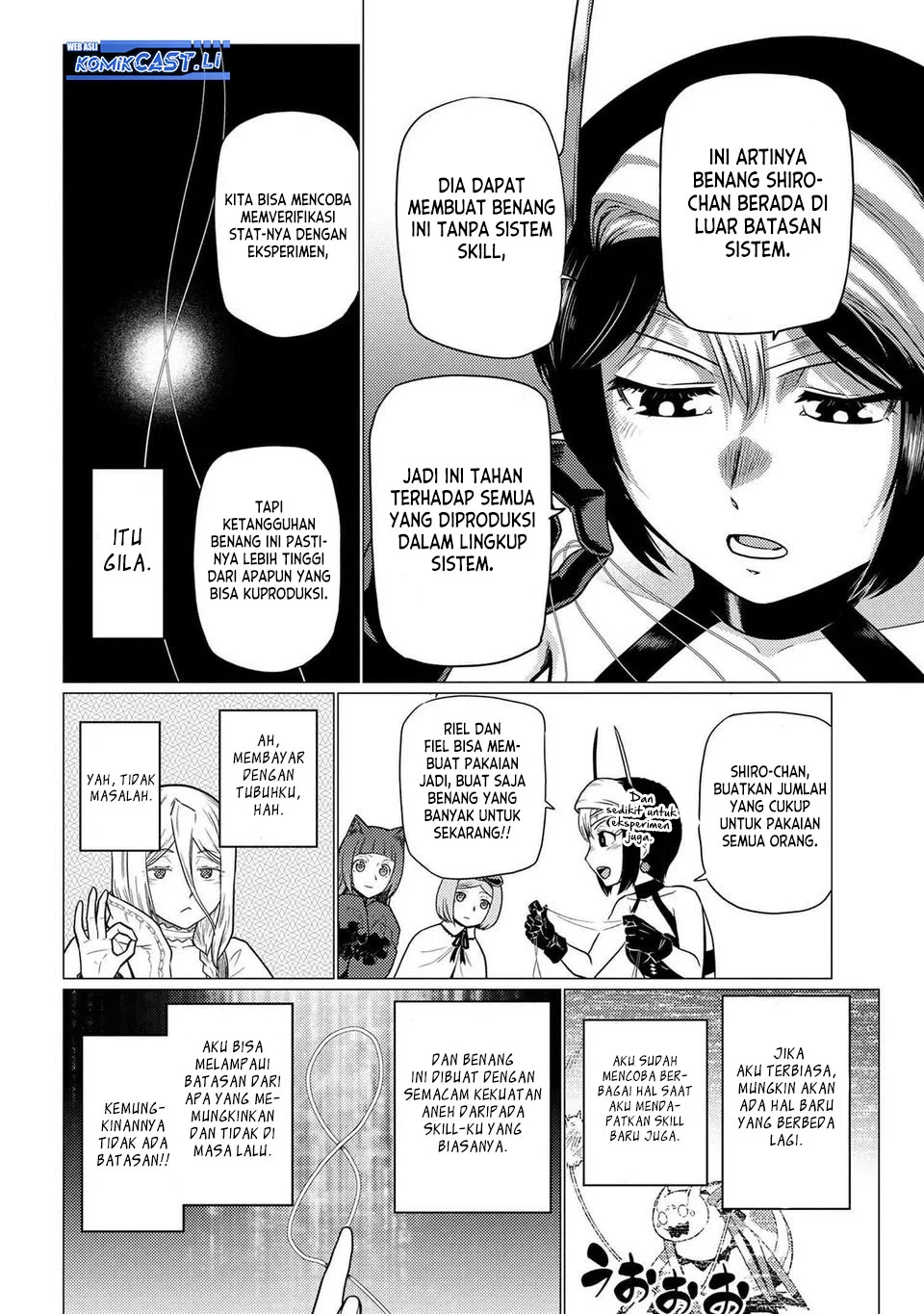 Kumo desu ga, Nani ka? Chapter 71.1 - halaman 8