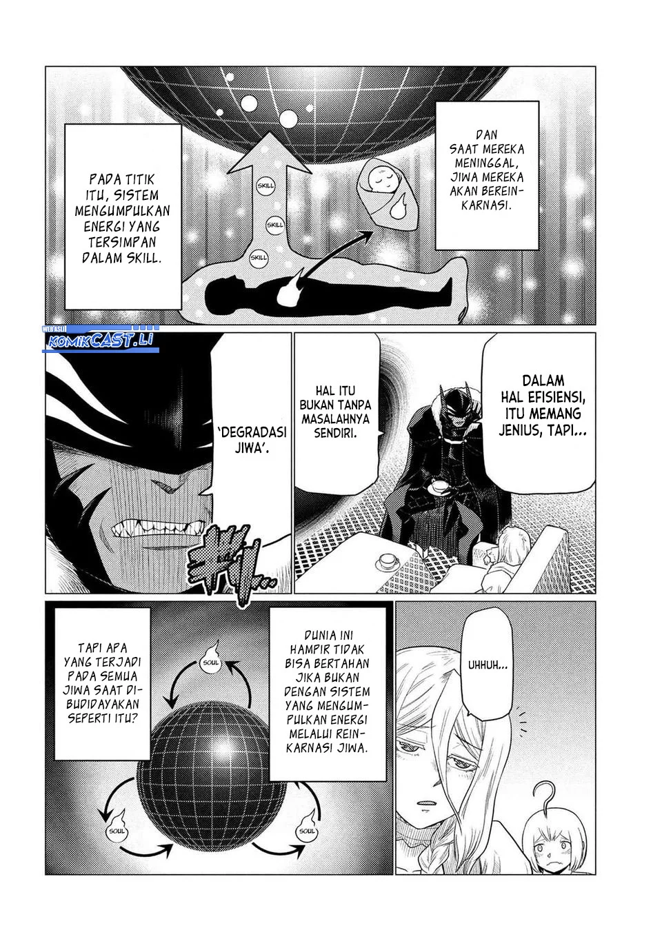 Kumo desu ga, Nani ka? Chapter 73.1 - halaman 8