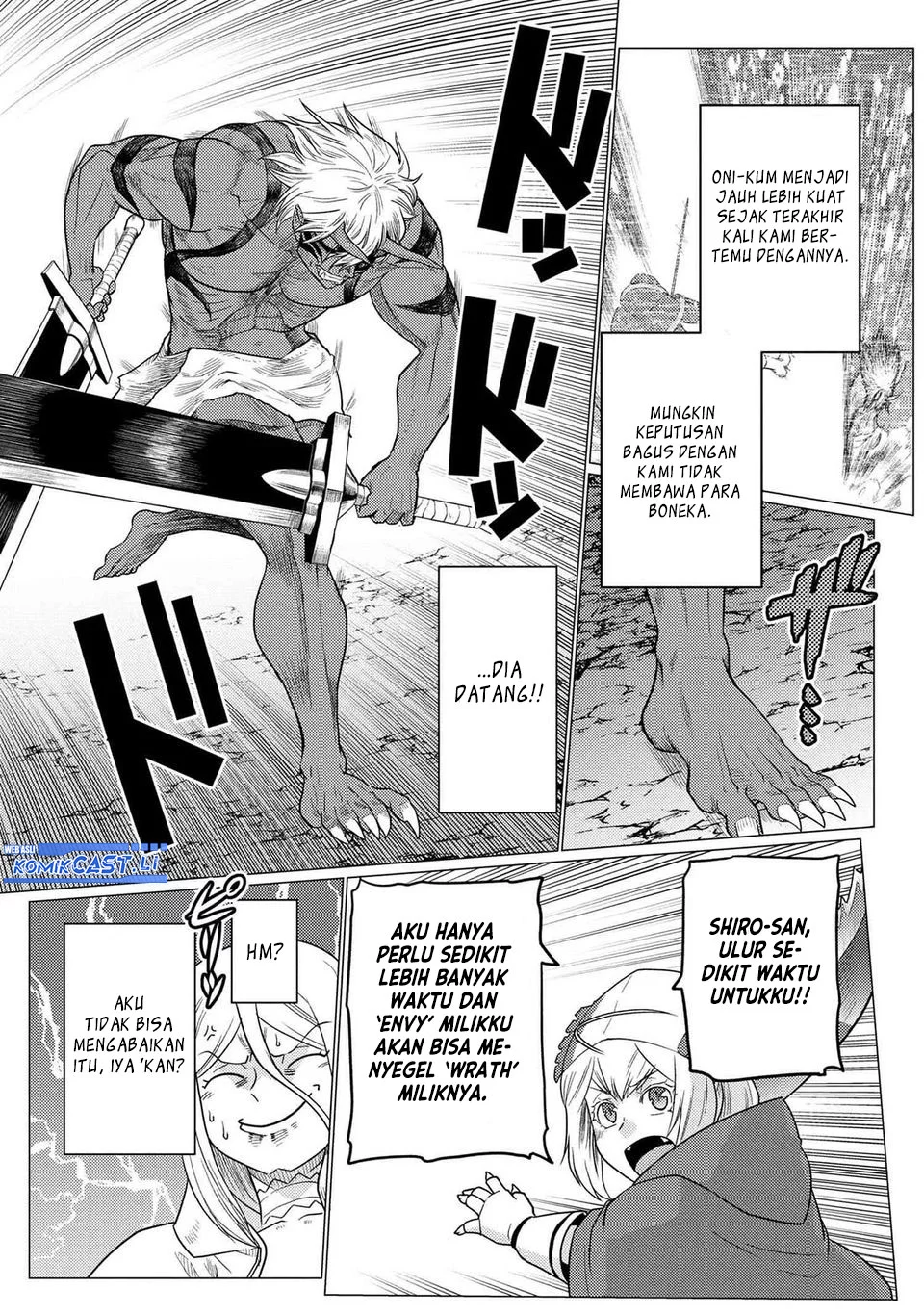 Kumo desu ga, Nani ka? Chapter 74.1 - halaman 3