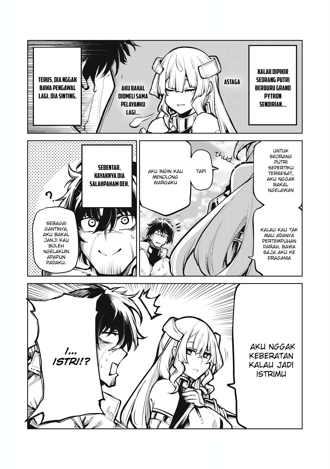 Kuni wo Owareta Ryuushi-san, Hirowareta Ringoku de Ukkari Musou shite Shimau Chapter 1 - halaman 58