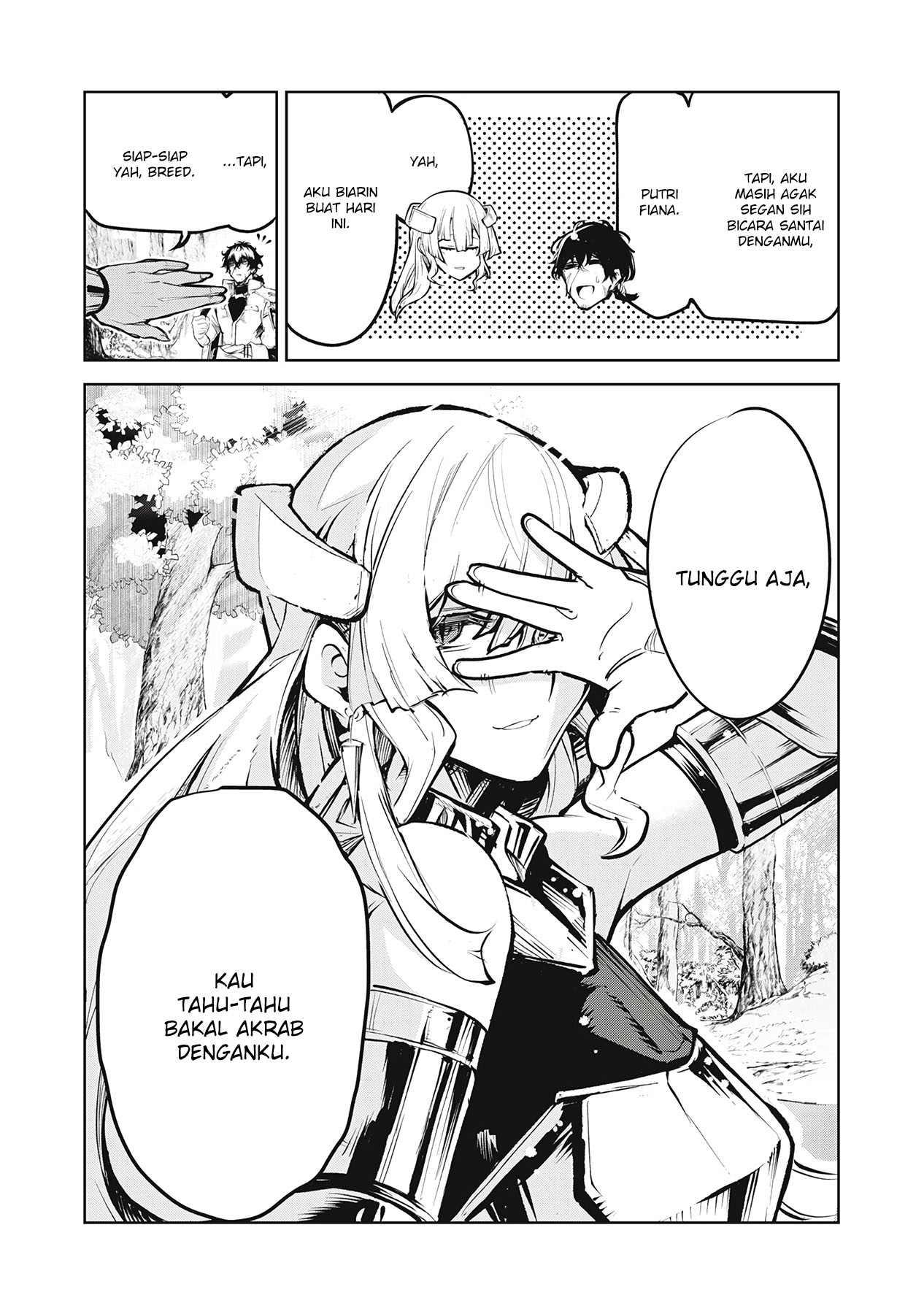 Kuni wo Owareta Ryuushi-san, Hirowareta Ringoku de Ukkari Musou shite Shimau Chapter 2.1 - halaman 1