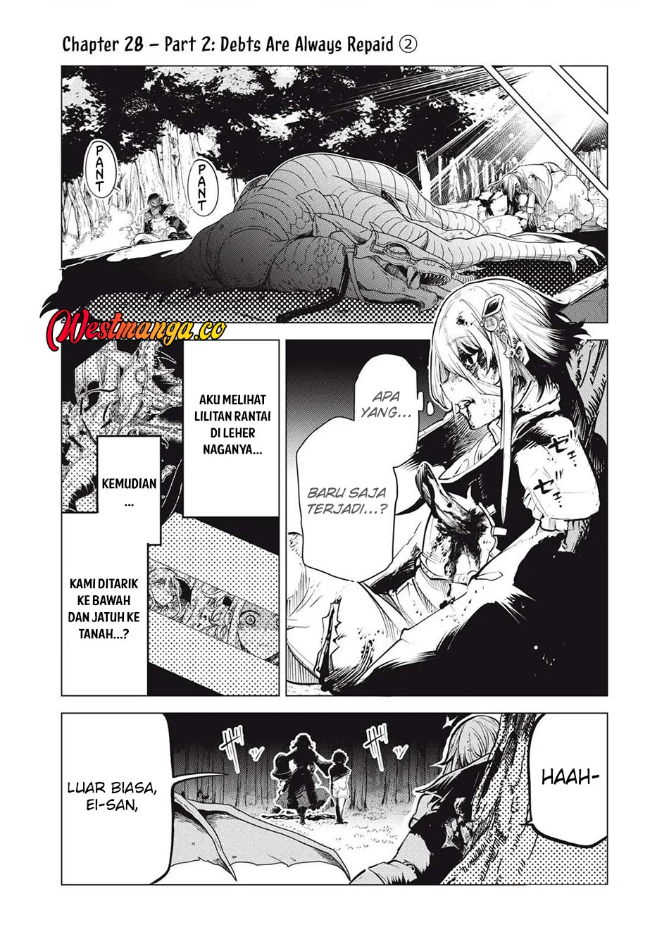 Kuni wo Owareta Ryuushi-san, Hirowareta Ringoku de Ukkari Musou shite Shimau Chapter 28.2 - halaman 2