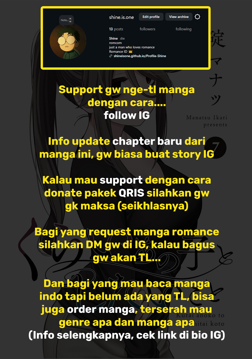 Kurai Ano Ko to Shitai Koto Chapter 98.1 - halaman 4