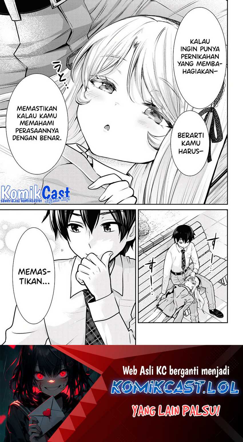 Kurasu no Daikirai na Joshi to Kekkon Suru Koto ni Natta Chapter 17.1 - halaman 16