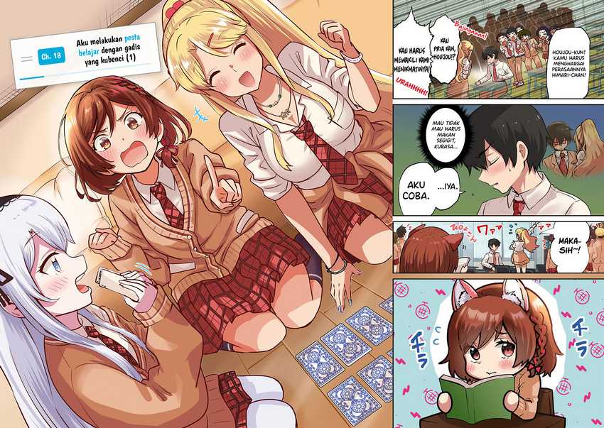 Kurasu no Daikirai na Joshi to Kekkon Suru Koto ni Natta Chapter 18.1 - halaman 3