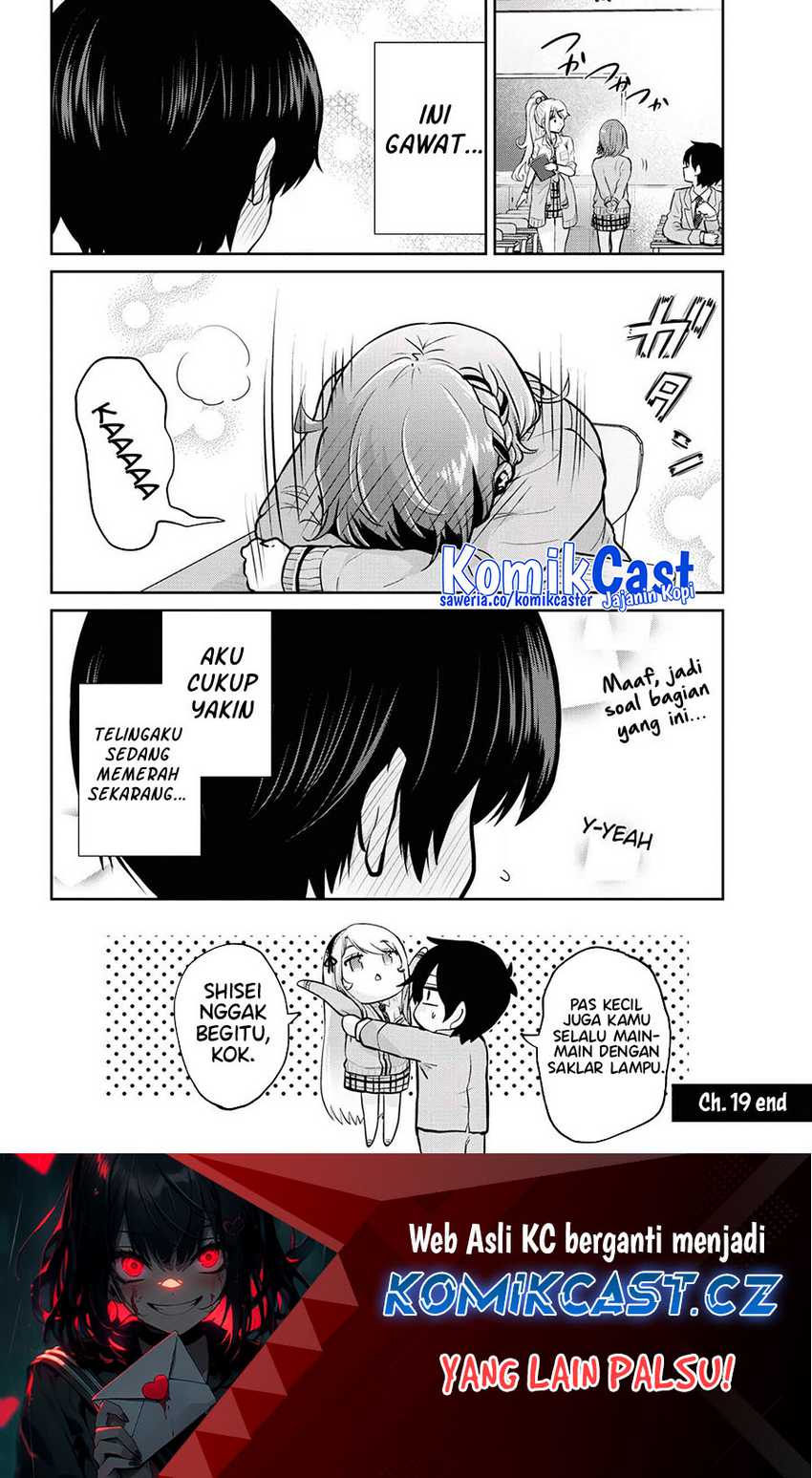 Kurasu no Daikirai na Joshi to Kekkon Suru Koto ni Natta Chapter 19.2 - halaman 10