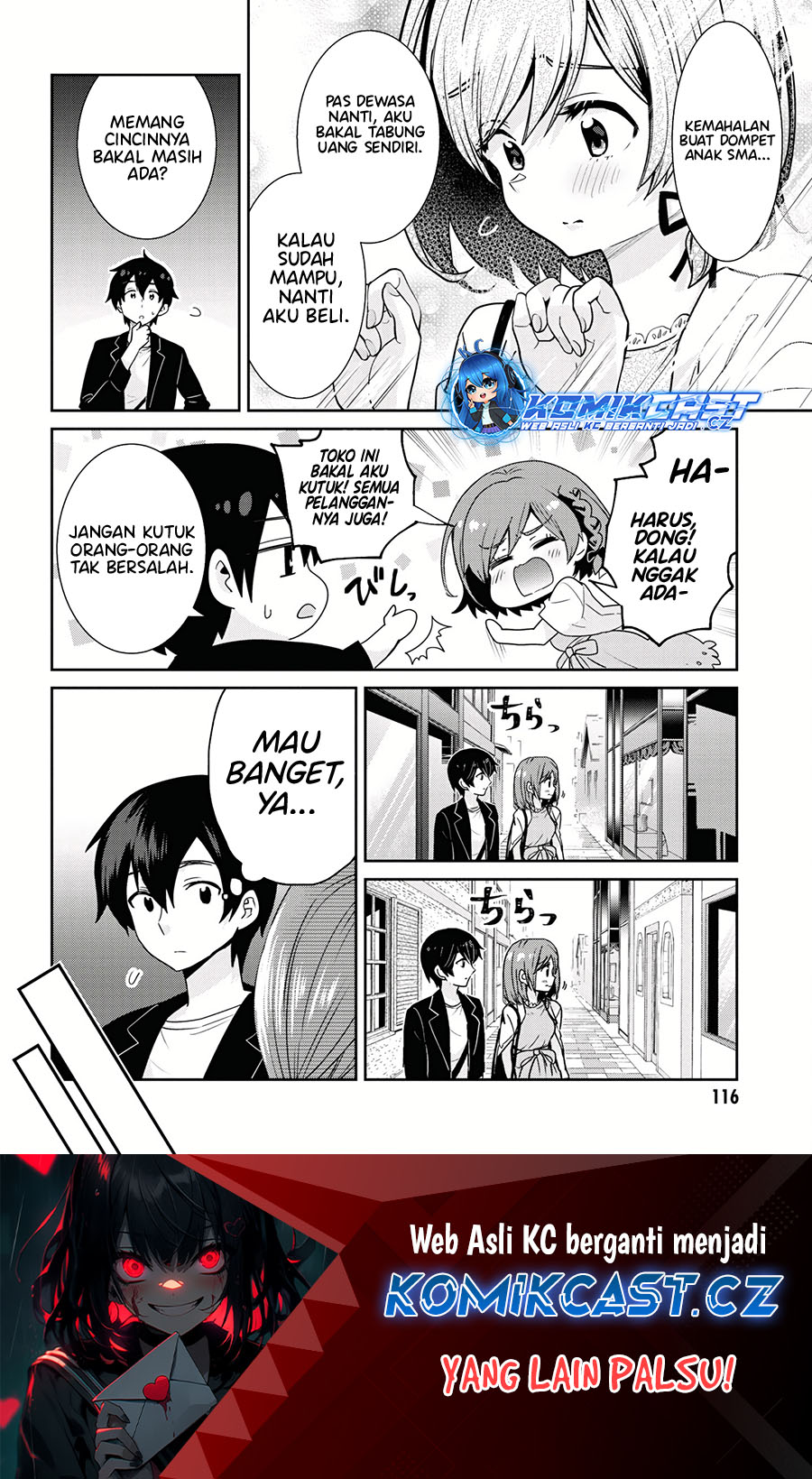 Kurasu no Daikirai na Joshi to Kekkon Suru Koto ni Natta Chapter 21.1 - halaman 14