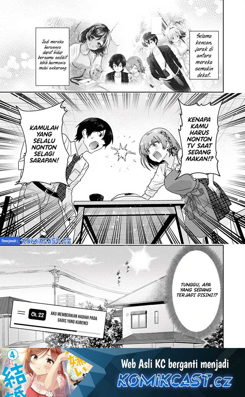 Kurasu no Daikirai na Joshi to Kekkon Suru Koto ni Natta Chapter 22.1 - halaman 2