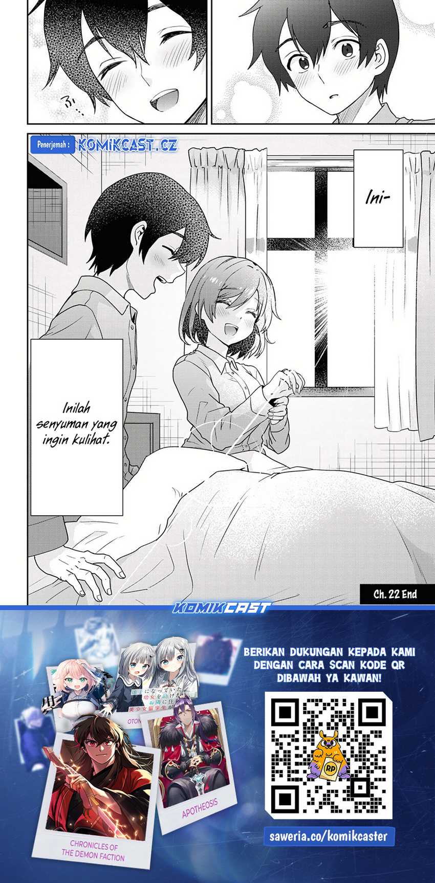 Kurasu no Daikirai na Joshi to Kekkon Suru Koto ni Natta Chapter 22.2 - halaman 25