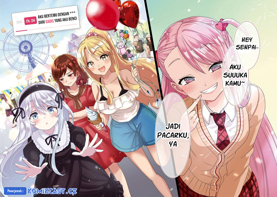 Kurasu no Daikirai na Joshi to Kekkon Suru Koto ni Natta Chapter 24.1 - halaman 3