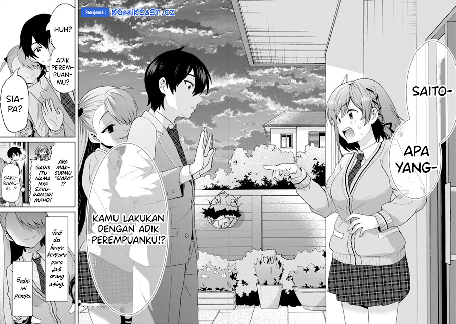 Kurasu no Daikirai na Joshi to Kekkon Suru Koto ni Natta Chapter 24.2 - halaman 17