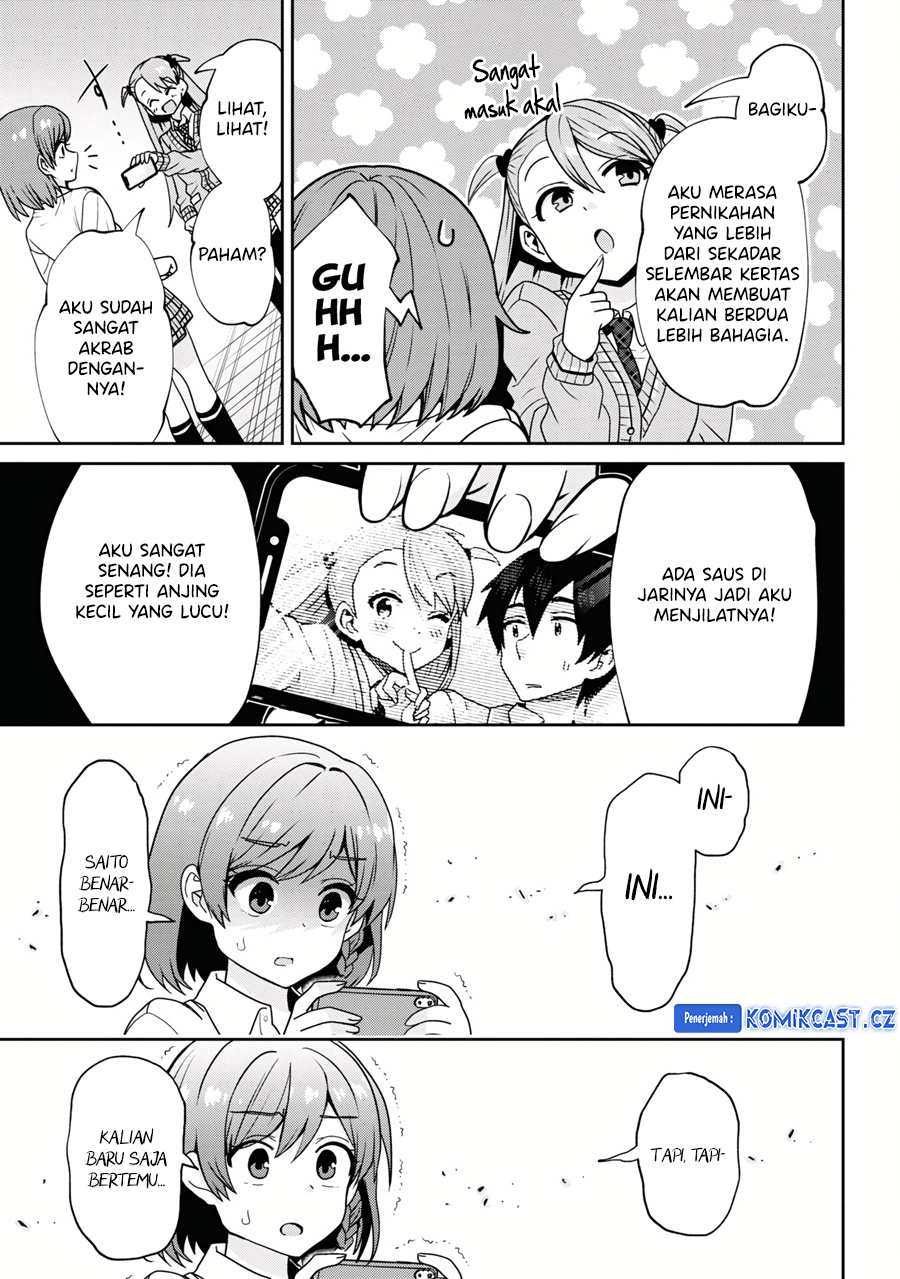 Kurasu no Daikirai na Joshi to Kekkon Suru Koto ni Natta Chapter 25.2 - halaman 19