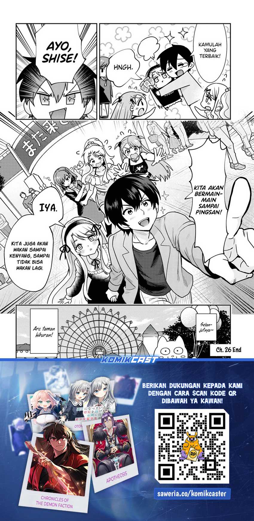 Kurasu no Daikirai na Joshi to Kekkon Suru Koto ni Natta Chapter 26.2 - halaman 12