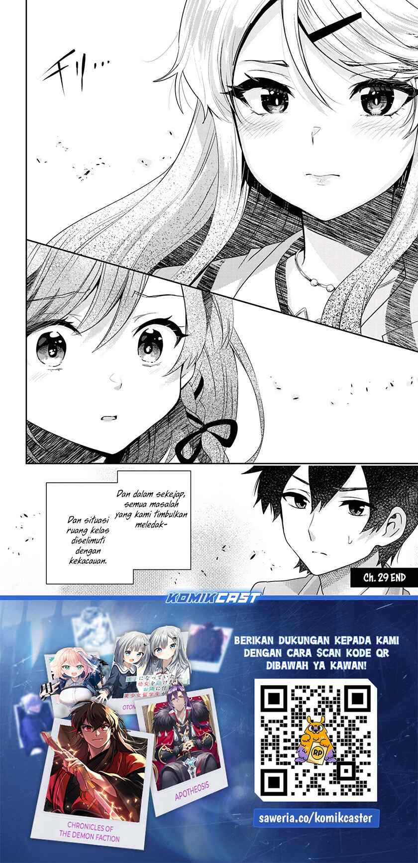 Kurasu no Daikirai na Joshi to Kekkon Suru Koto ni Natta Chapter 29.2 - halaman 12