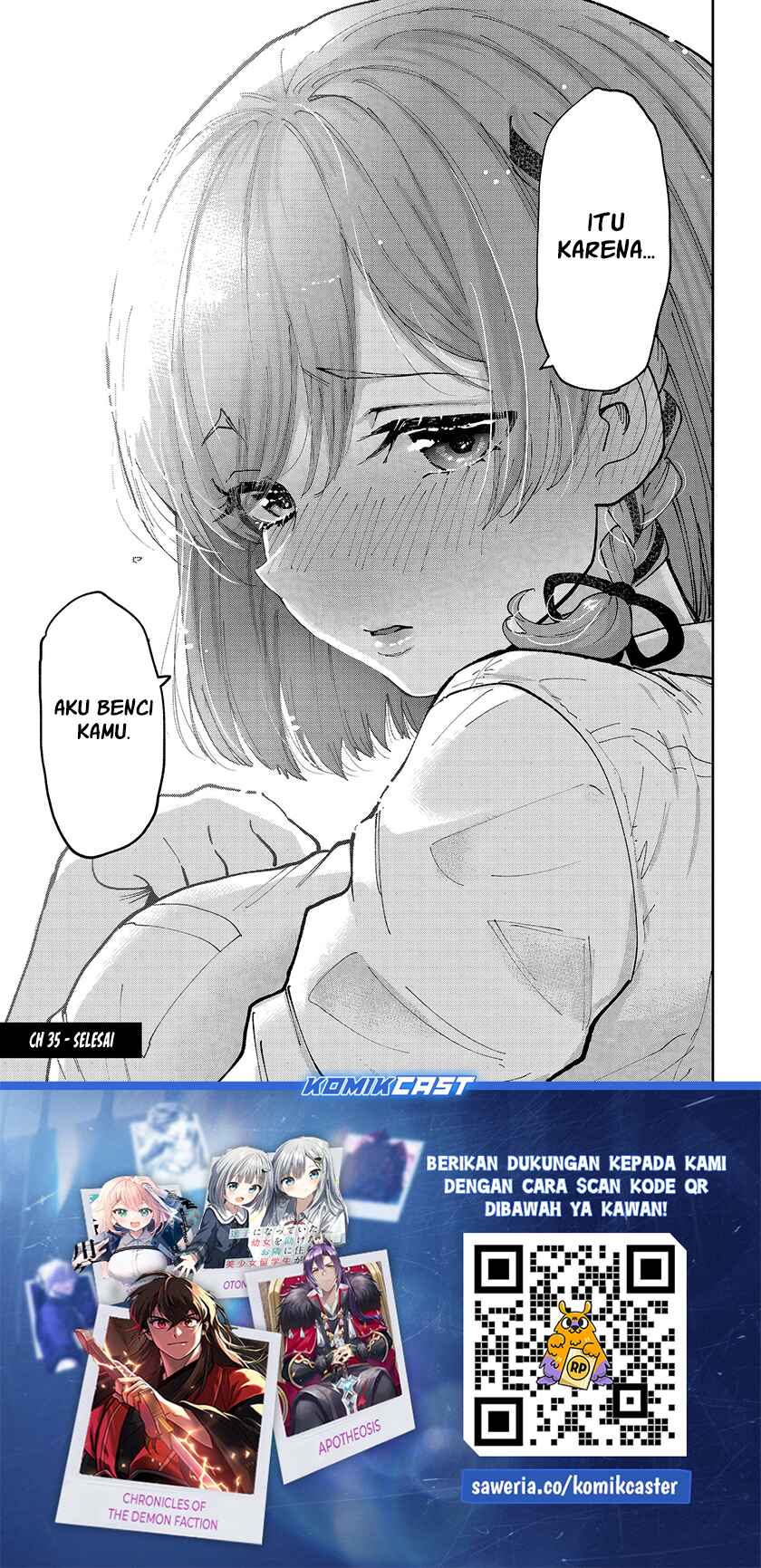 Kurasu no Daikirai na Joshi to Kekkon Suru Koto ni Natta Chapter 35 - halaman 23