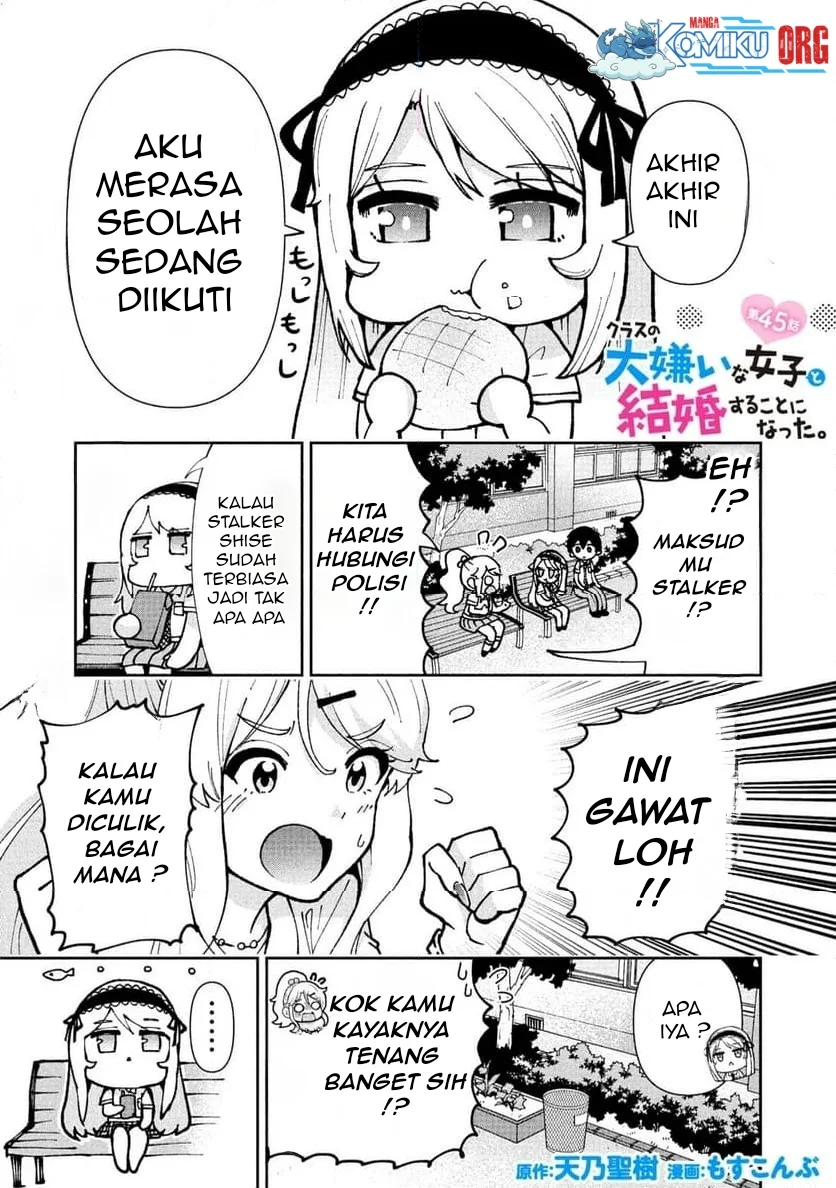 Kurasu no Daikirai na Joshi to Kekkon Suru Koto ni Natta Chapter 45 - halaman 2