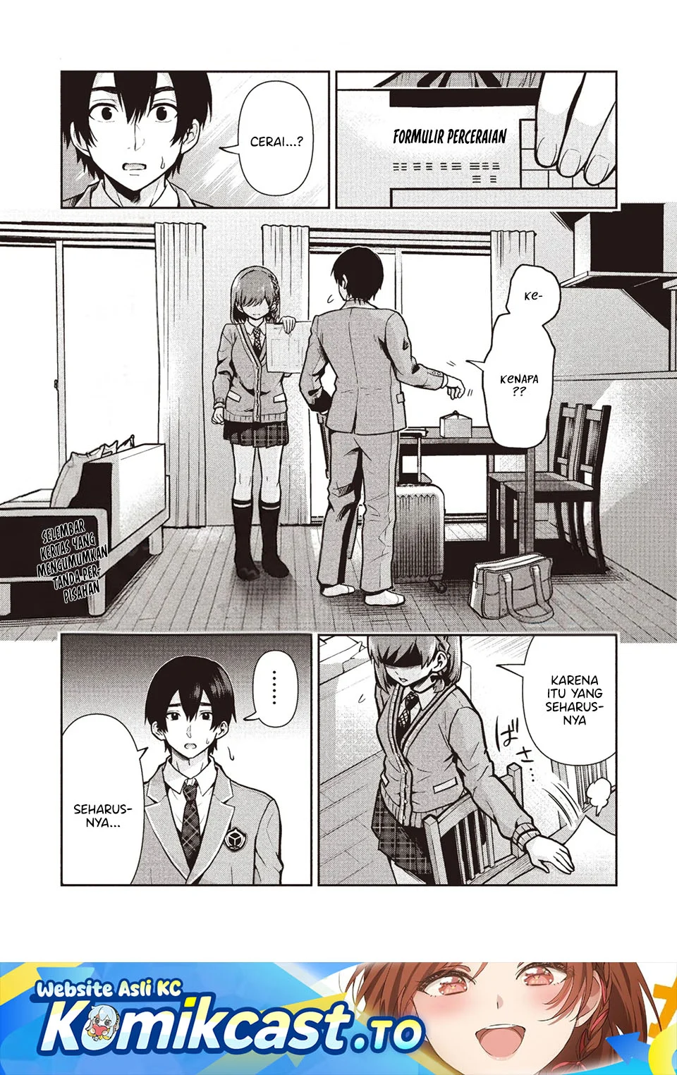 Kurasu no Daikirai na Joshi to Kekkon Suru Koto ni Natta Chapter 52 - halaman 1