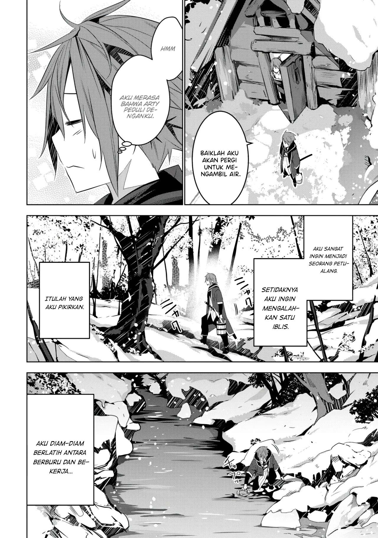 Kuro Elf ni Kawareta Ore no Dungeon Seikatsu: Sanshoku Furo to Jigoku-tsuki Chapter 1 - halaman 11