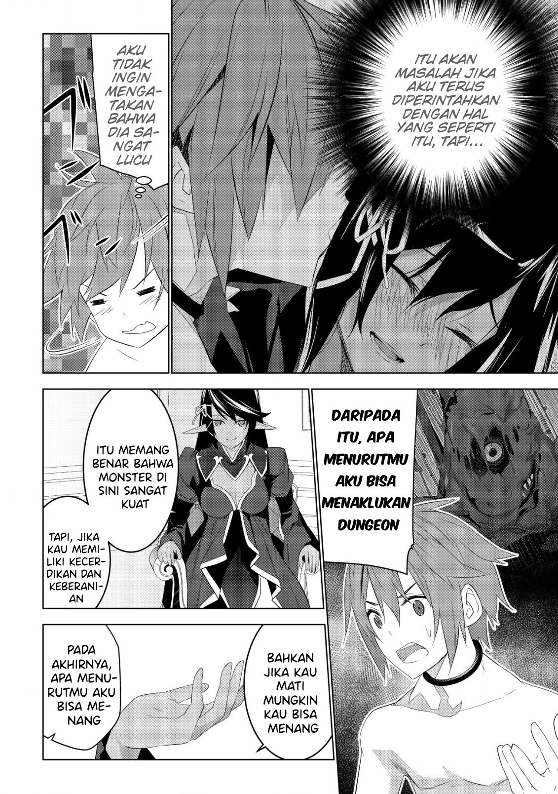 Kuro Elf ni Kawareta Ore no Dungeon Seikatsu: Sanshoku Furo to Jigoku-tsuki Chapter 3 - halaman 15