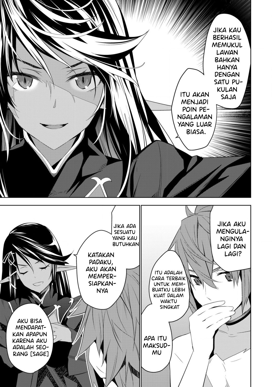 Kuro Elf ni Kawareta Ore no Dungeon Seikatsu: Sanshoku Furo to Jigoku-tsuki Chapter 3 - halaman 16