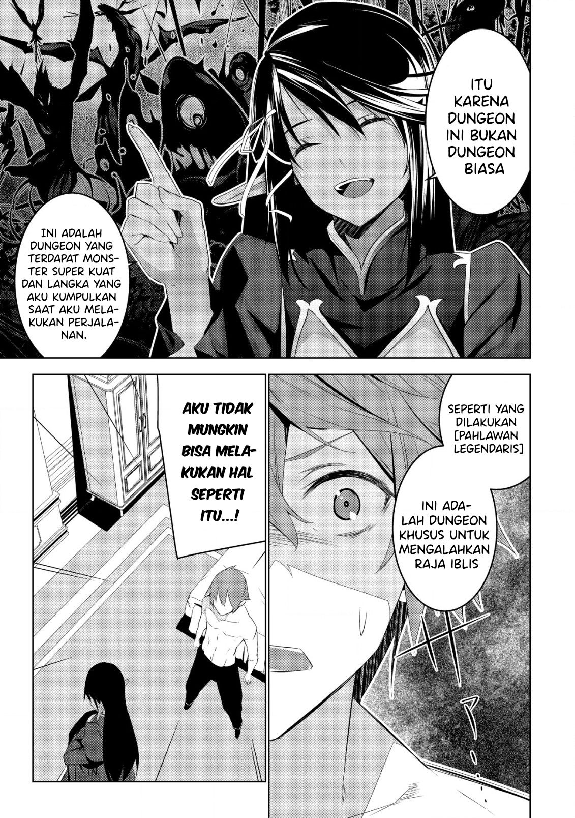 Kuro Elf ni Kawareta Ore no Dungeon Seikatsu: Sanshoku Furo to Jigoku-tsuki Chapter 3 - halaman 4