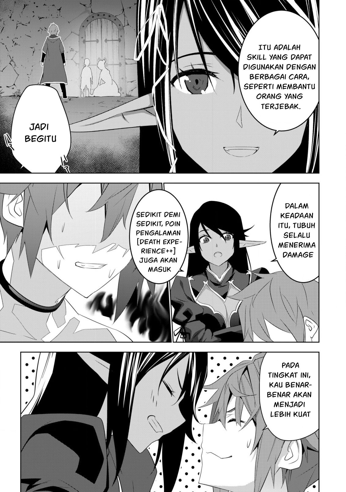Kuro Elf ni Kawareta Ore no Dungeon Seikatsu: Sanshoku Furo to Jigoku-tsuki Chapter 4 - halaman 19