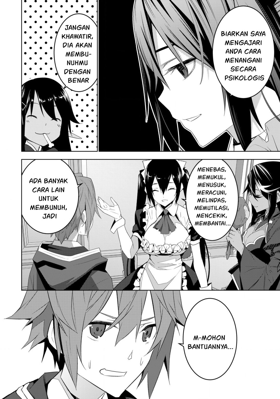 Kuro Elf ni Kawareta Ore no Dungeon Seikatsu: Sanshoku Furo to Jigoku-tsuki Chapter 4 - halaman 32
