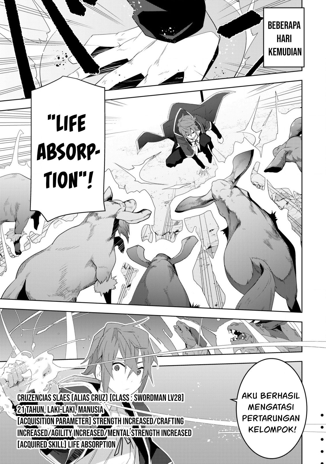 Kuro Elf ni Kawareta Ore no Dungeon Seikatsu: Sanshoku Furo to Jigoku-tsuki Chapter 4 - halaman 35