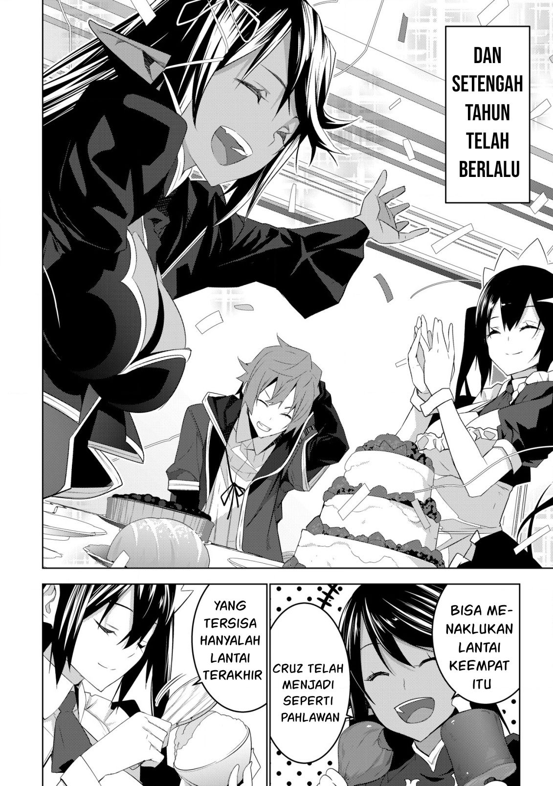 Kuro Elf ni Kawareta Ore no Dungeon Seikatsu: Sanshoku Furo to Jigoku-tsuki Chapter 4 - halaman 38