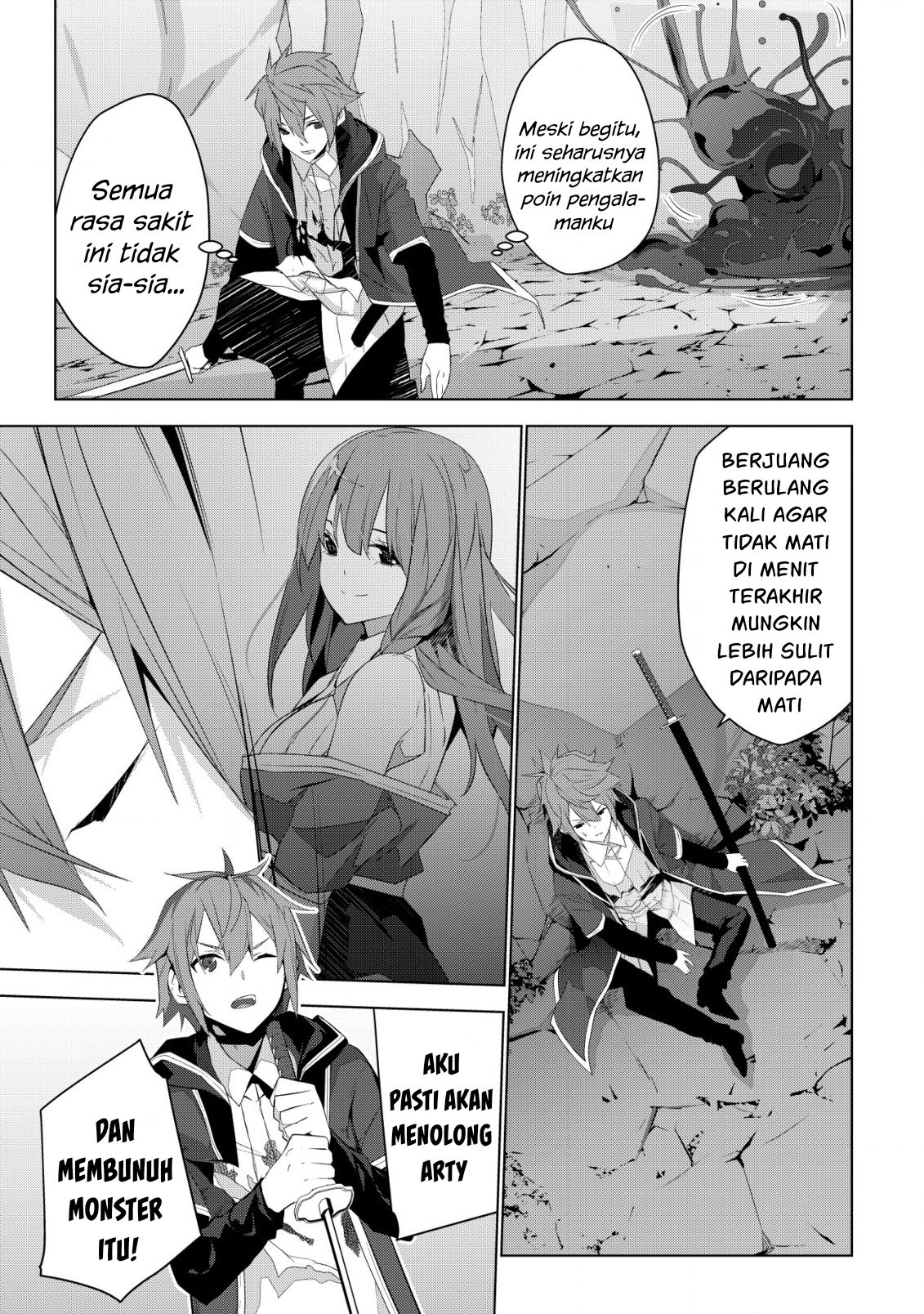 Kuro Elf ni Kawareta Ore no Dungeon Seikatsu: Sanshoku Furo to Jigoku-tsuki Chapter 4 - halaman 9