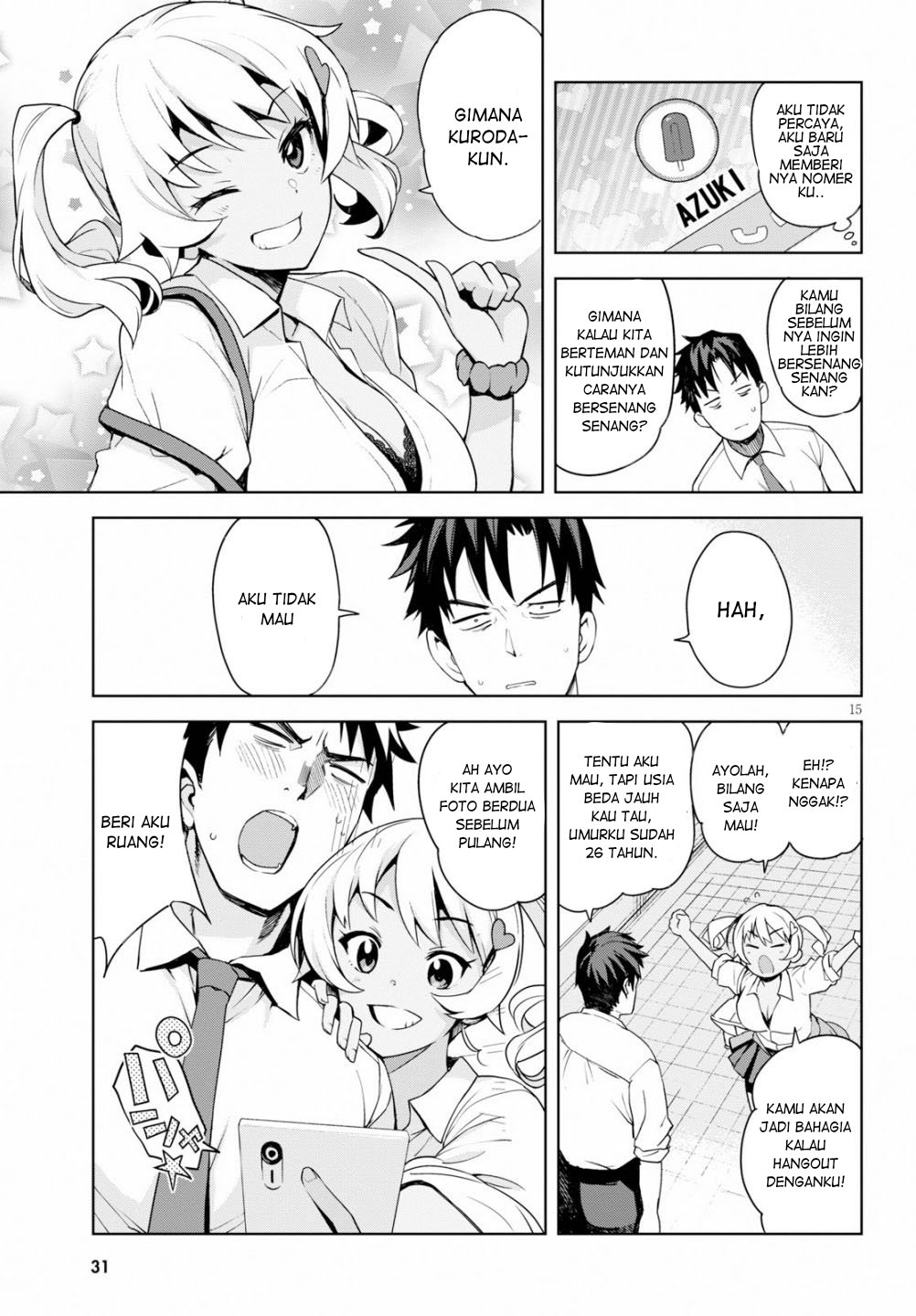 Kuro Gal-san ga Kuru! Chapter 1 - halaman 16