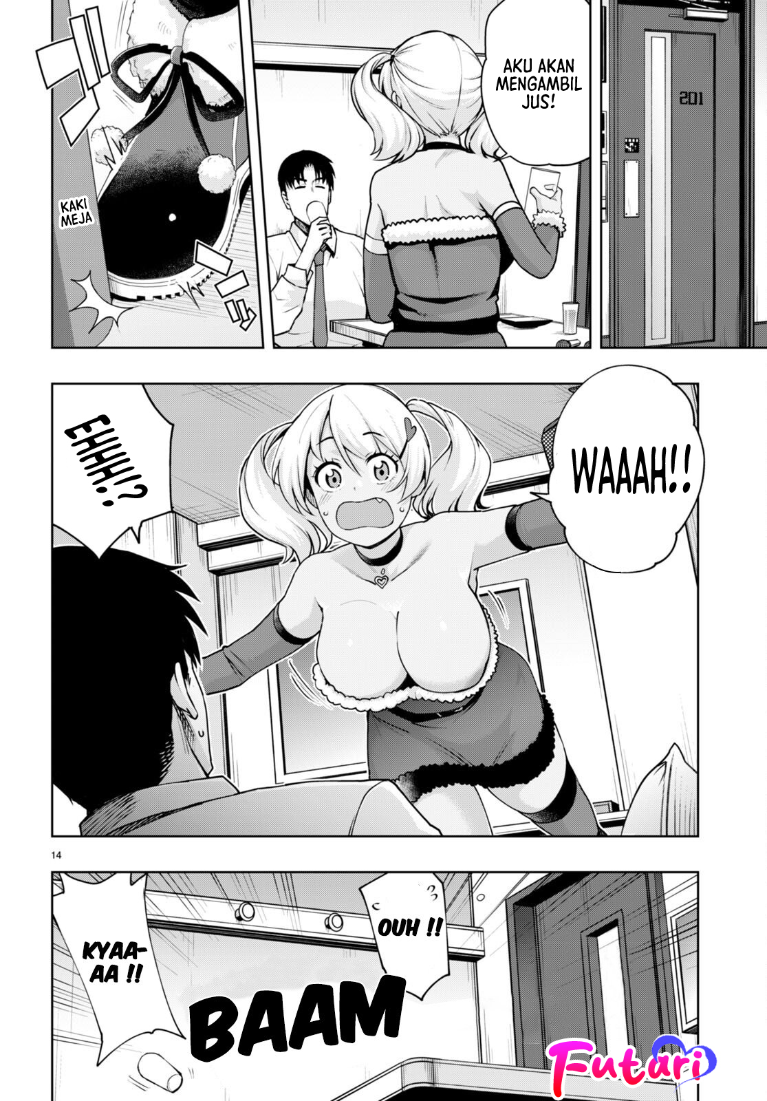 Kuro Gal-san ga Kuru! Chapter 34 - halaman 16