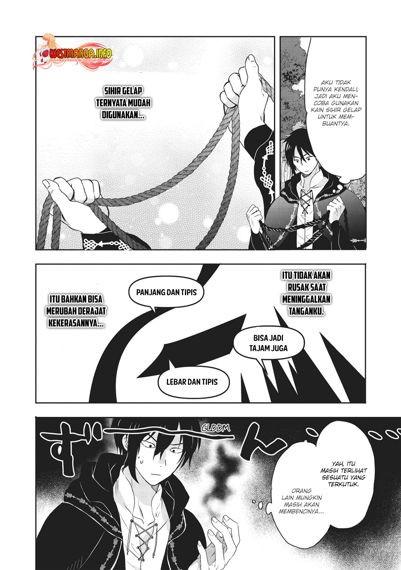 Kuro no Kenja ha Kage wo Oru Chapter 1.2 - halaman 19