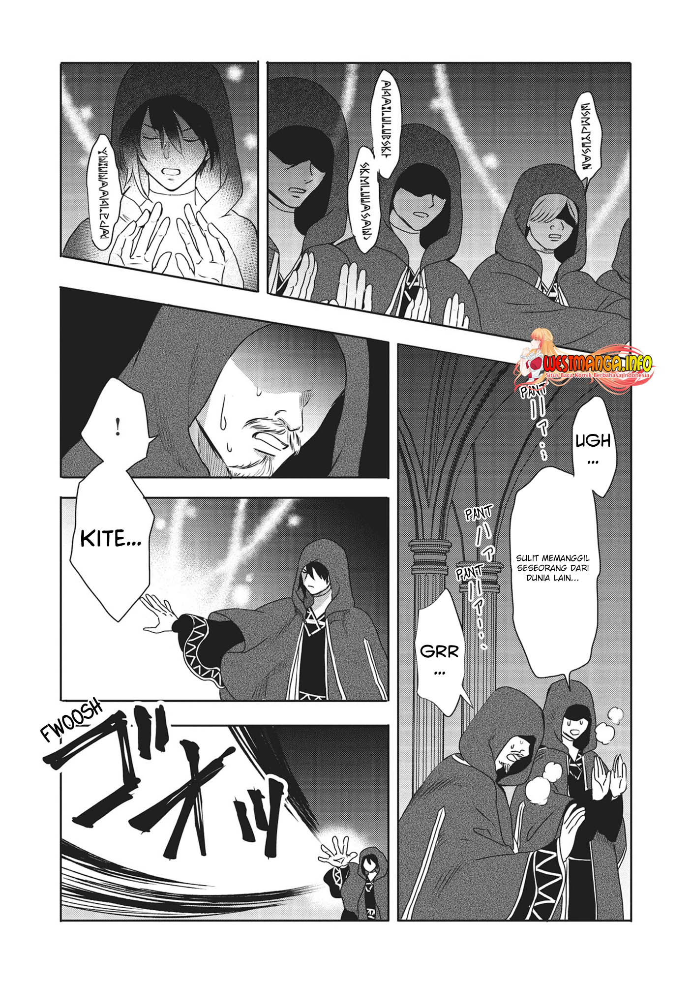 Kuro no Kenja ha Kage wo Oru Chapter 1.2 - halaman 6