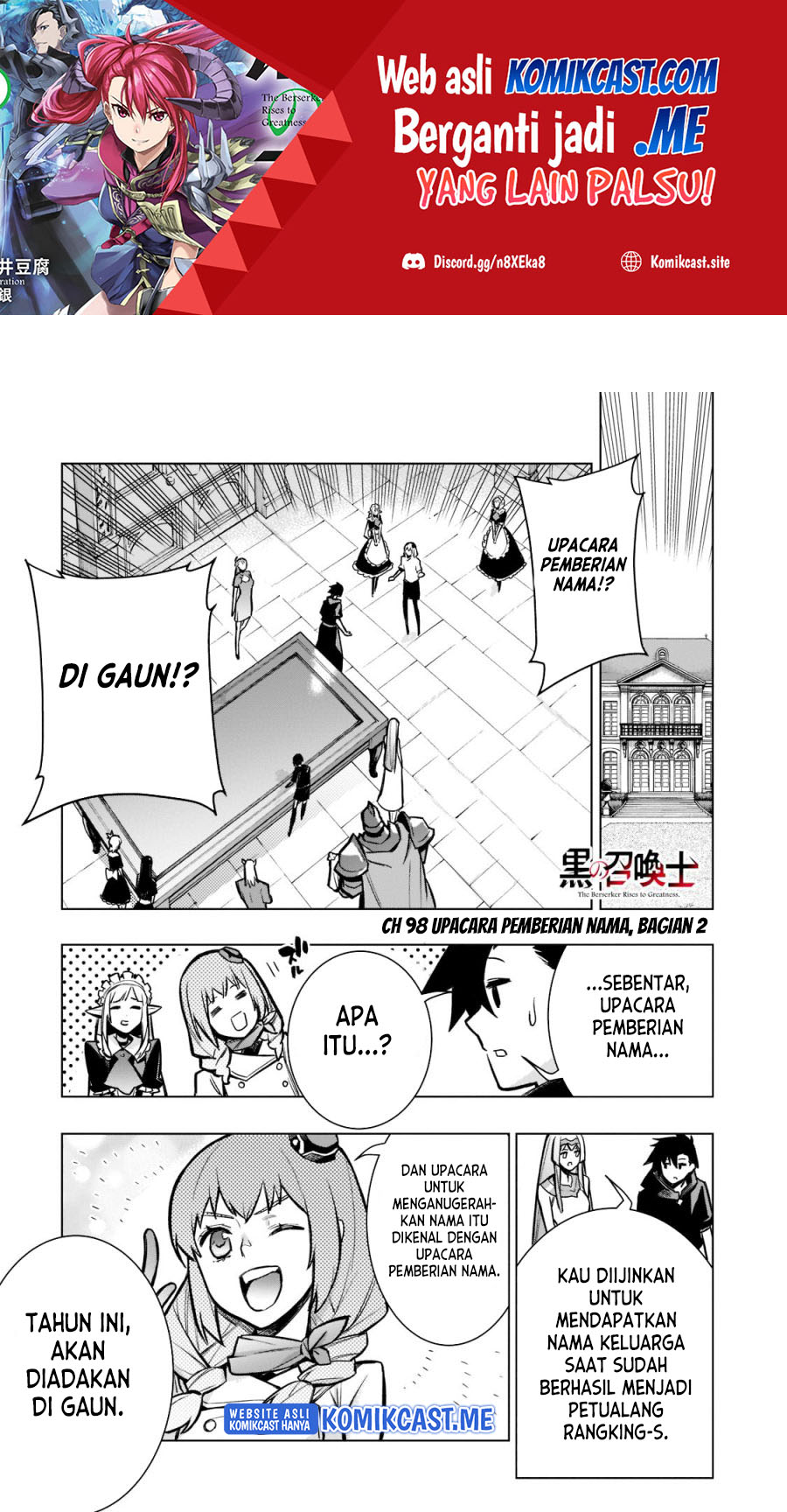 Kuro no Shoukanshi Chapter 98 - halaman 2