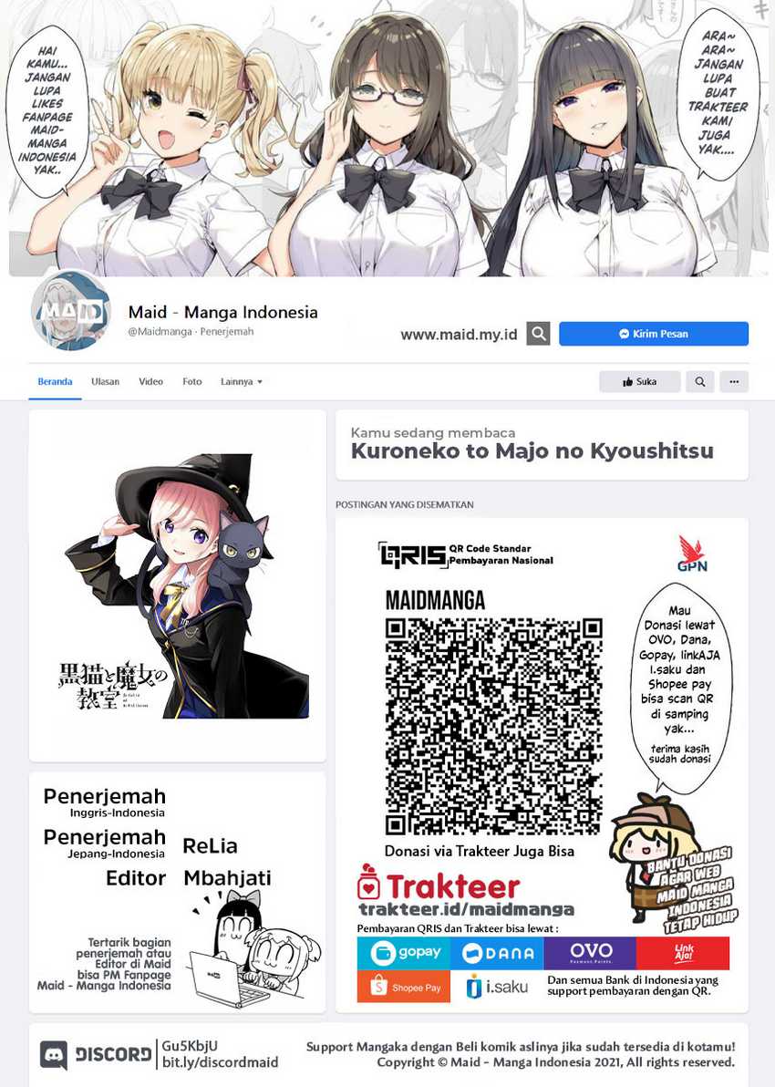 Kuroneko to Majo no Kyoushitsu Chapter 1.1 - halaman 2