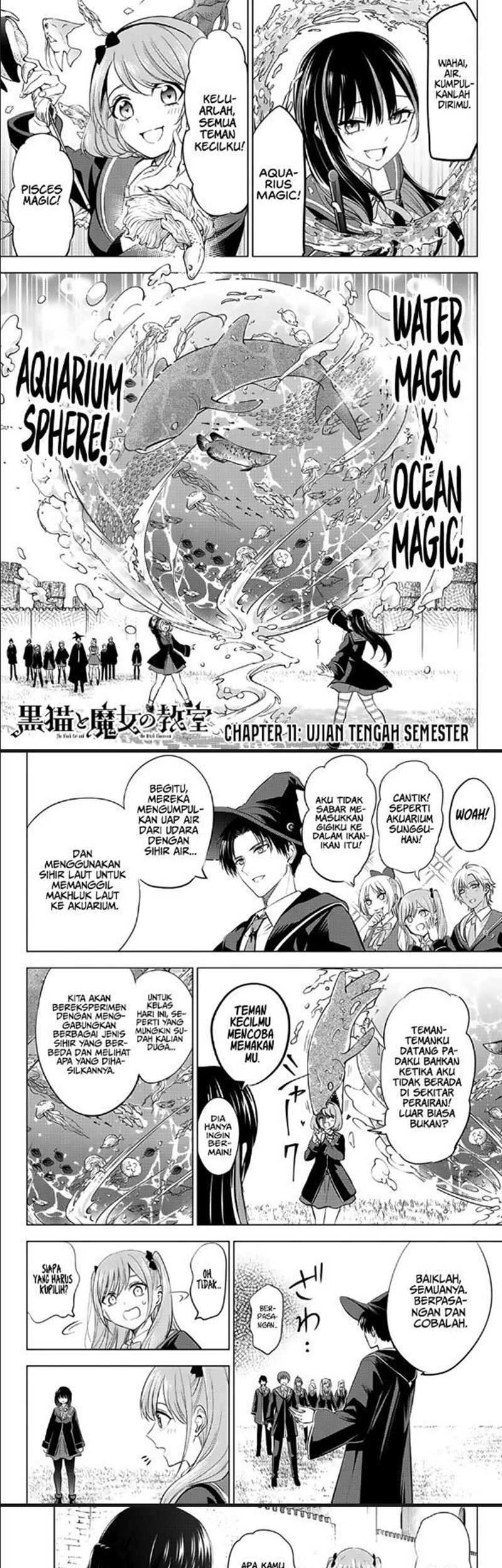 Kuroneko to Majo no Kyoushitsu Chapter 11 - halaman 2