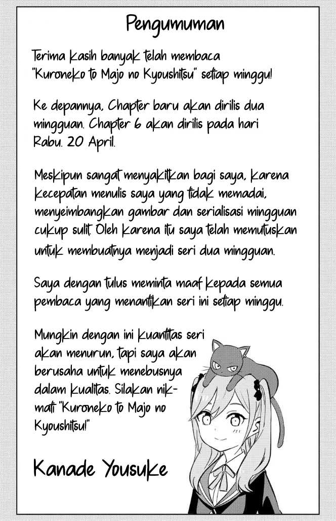 Kuroneko to Majo no Kyoushitsu Chapter 5 - halaman 28