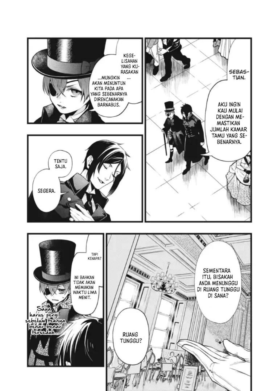 Kuroshitsuji Chapter 216 - halaman 10