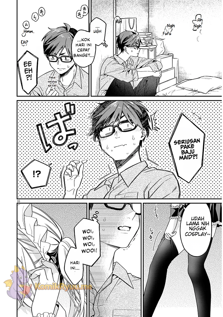 Kusetsuyo Kanojo wa Toko ni Izanau Chapter 4.1 - halaman 17