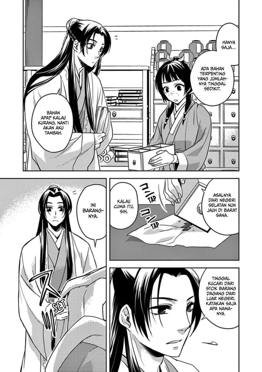 Kusuriya no Hitorigoto: Maomao no Koukyuu Nazotoki Techou Chapter 2 - halaman 25