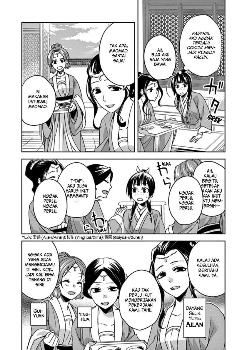 Kusuriya no Hitorigoto: Maomao no Koukyuu Nazotoki Techou Chapter 2 - halaman 7