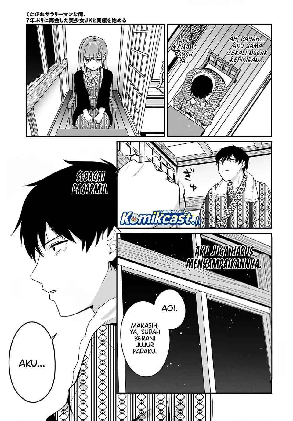 Kutabire Salarymen no Ore, 7nenburi ni Saikai shita Bishoujo JK to Dosei wo Hajimaru Chapter 16 - halaman 9